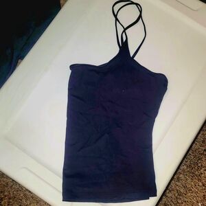 Elegant Black Women's Halter Top